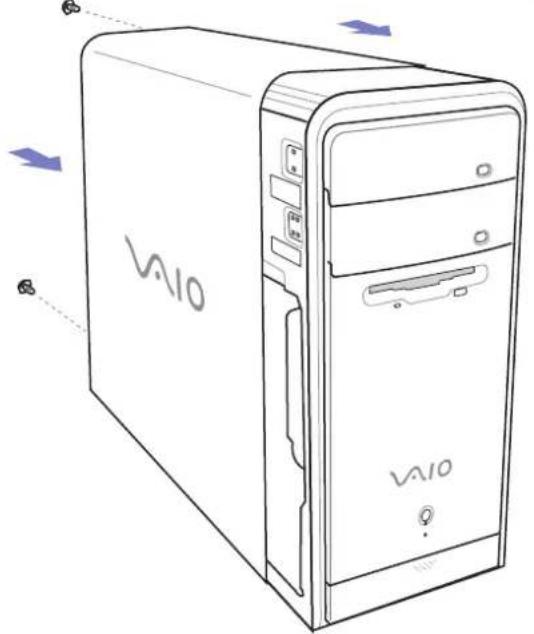 SONY Vaio PCVRS322E - Fermeture de l'unité - 1