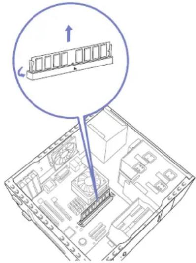 SONY Vaio PCVRS322E - Ajout / remplacement d'un module de mémoire - 1