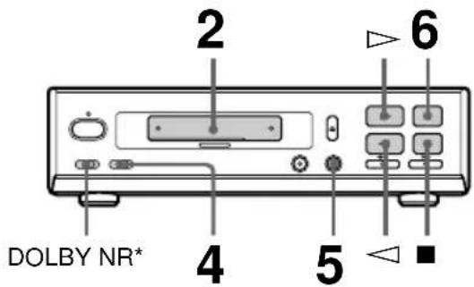 SONY TCTX595 - Handmatig opnemen - 1