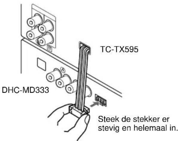 SONY TCTX595 - Aansluiten op de DHC-MD313/333 - 1