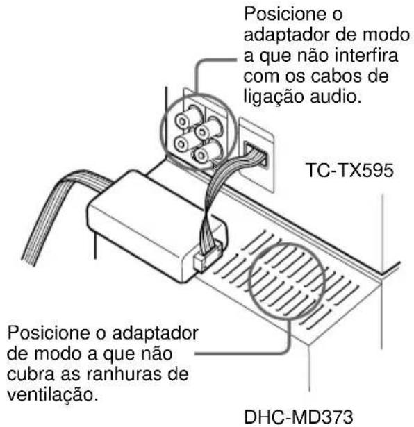 SONY TCTX595 - Ligação ao DHC-MD373/595 - 2
