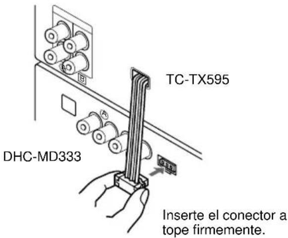 SONY TCTX595 - Conexión al DHC-MD313/333 - 1