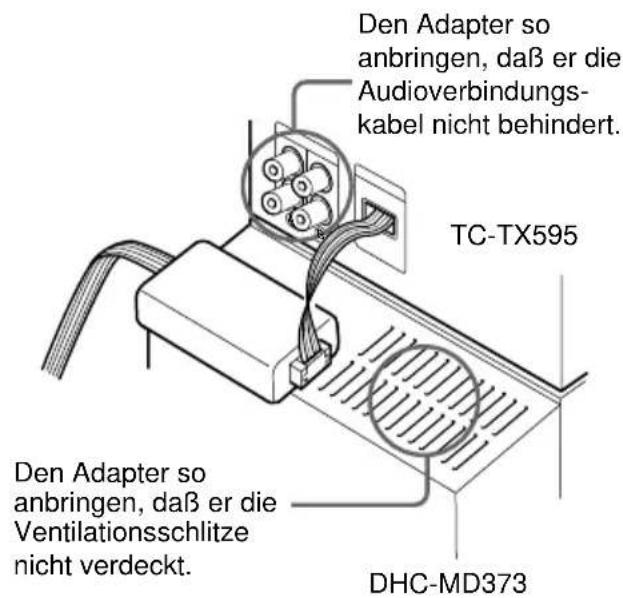 SONY TCTX595 - Anschluß an die DHC-MD373/595 - 2