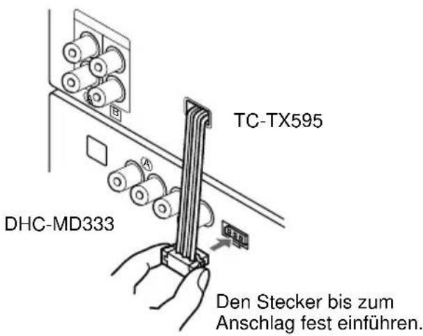 SONY TCTX595 - Anschluß an die DHC-MD313/333 - 1