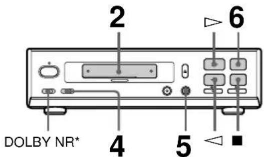 SONY TCTX595 - Manuelle Aufnahme - 1