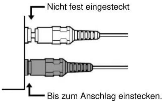 SONY TCTX595 - So bringen Sie die Stecker richtig an - 1
