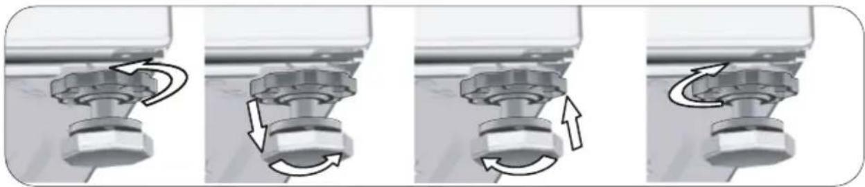 BEKO WTE 7611 BW - Füße einstellen - 2