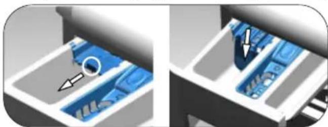 BEKO WTE 7611 BW - If the product is equipped with a liquid detergent part: - 1