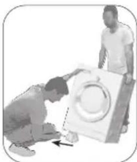 BEKO WTE 7611 BW - Removing packaging reinforcement (if the product has) - 1