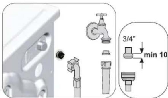 BEKO WTE 7611 BW - Cleaning the water intake filters - 1