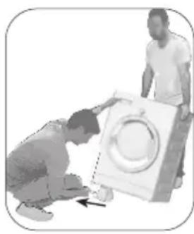 BEKO WTE 7611 BW - Retrait des renforts de conditionnement - 1