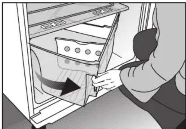 BEKO SS137020X - Pagriežama auglu nodalijuma izmantošana - 1