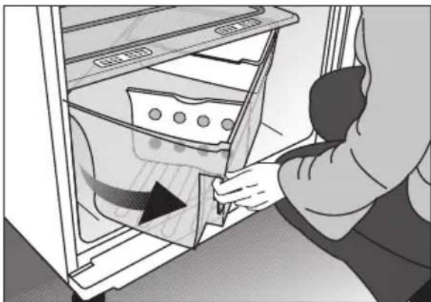 BEKO SS137020X - Повьзовни Поворачиваюимся Контунером дя ФруктоВ И Oвошей (В НекOTopbIX Mоделях) - 1