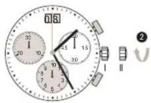 JAGUAR J643 - Réglage de la date et de l'heure après un changement de pile - 2