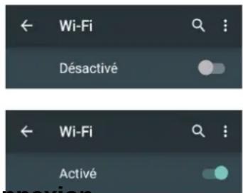 LOGICOM M Bot 60 - Activer / Désactiver la connexion Wi-Fi - 3