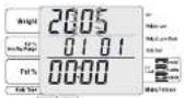 TANITA SC330 - Saisir la date et l'heure - 1