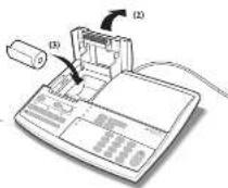 TANITA SC330 - Mise en place du rouleau de papier d'impression - 4