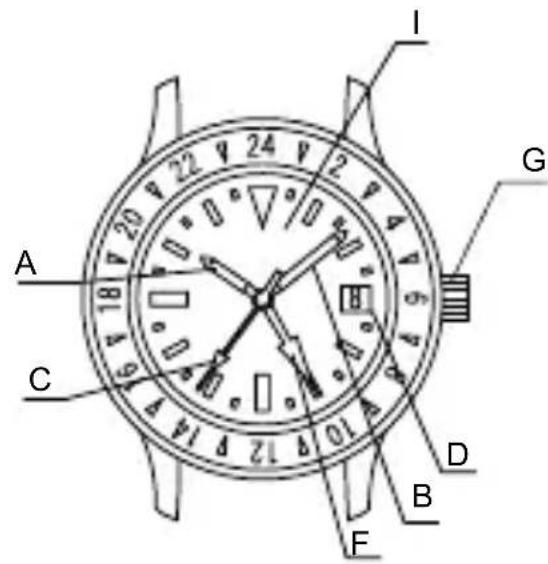 ORIENT Classic ET0T003T - NOMS DES PIECES - 4
