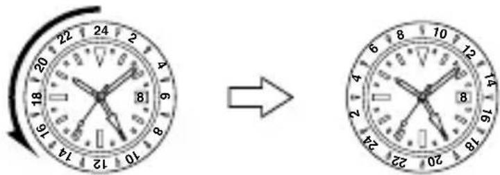 ORIENT Classic ET0T003T - CÓMOr UTILIZAR LA FUNCÍN DE HORA DUAL [FE(46P)] - 2
