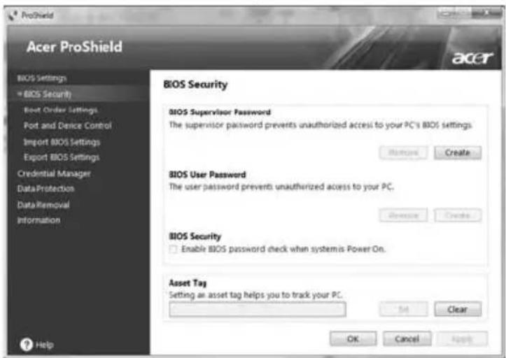 ACER TravelMate 7750G - BIOS-instellingen - 1