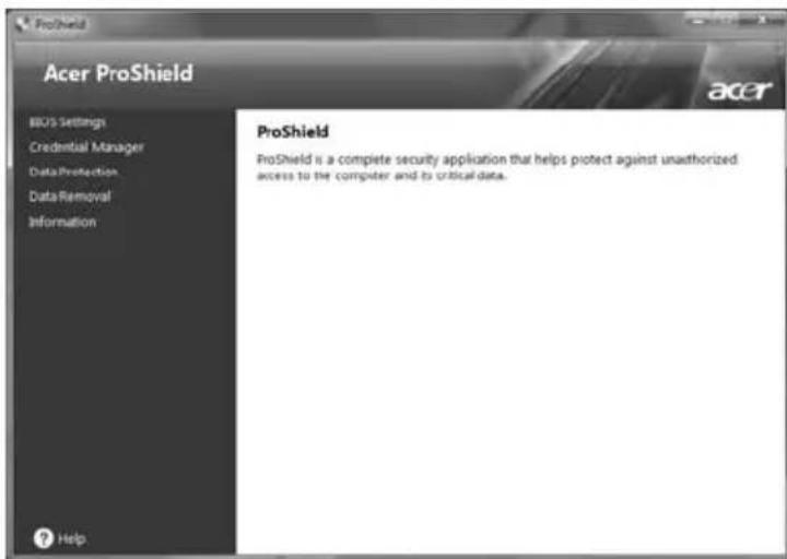ACER TravelMate 7750G - Configuración de ProShield - 3