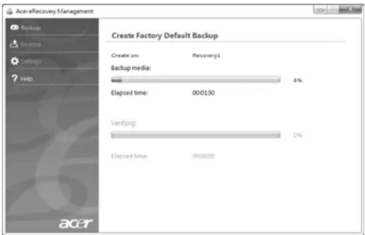 ACER TravelMate 7750G - Erstellen einer Sicherungskopie für die Wiederherstellung (USB-Stick) - 6