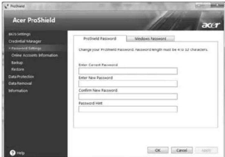 ACER TravelMate 7750G - Gestionnaire des identifiants - 1