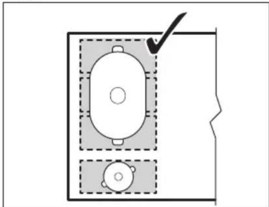 FAURE FIF8471CB - Bonne position du récipient : - 1