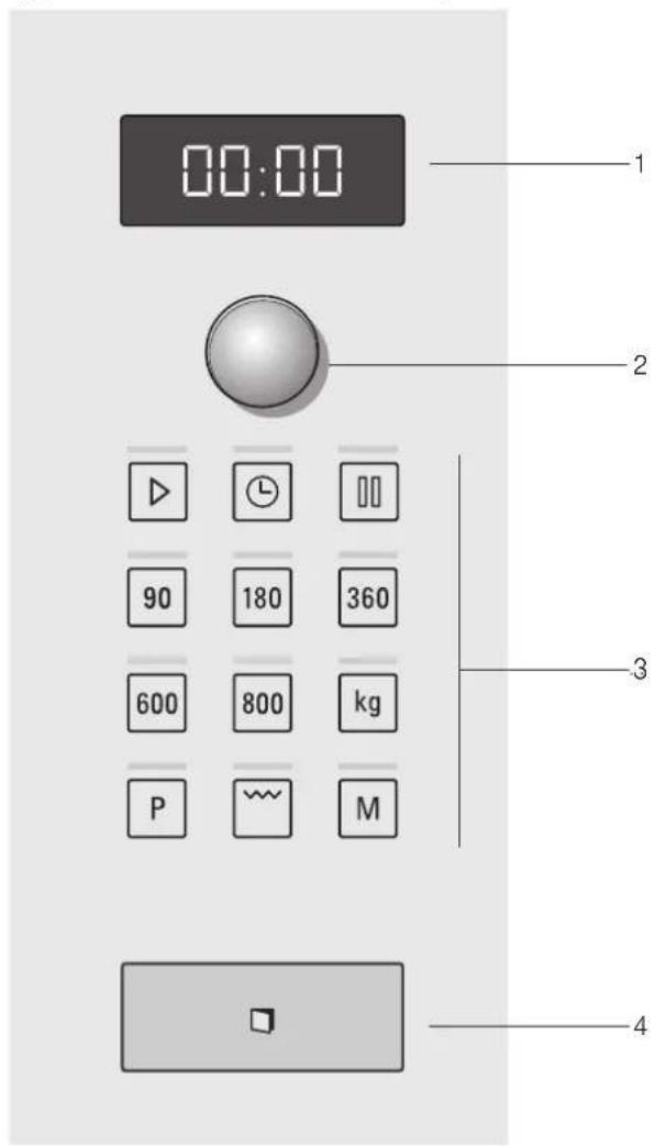 SIEMENS HF15G564W - The control panel - 1