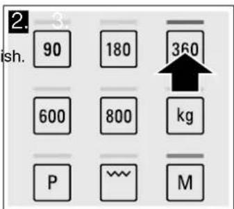 SIEMENS HF15G564W - Example: 360 watts, 25 minutes - 1