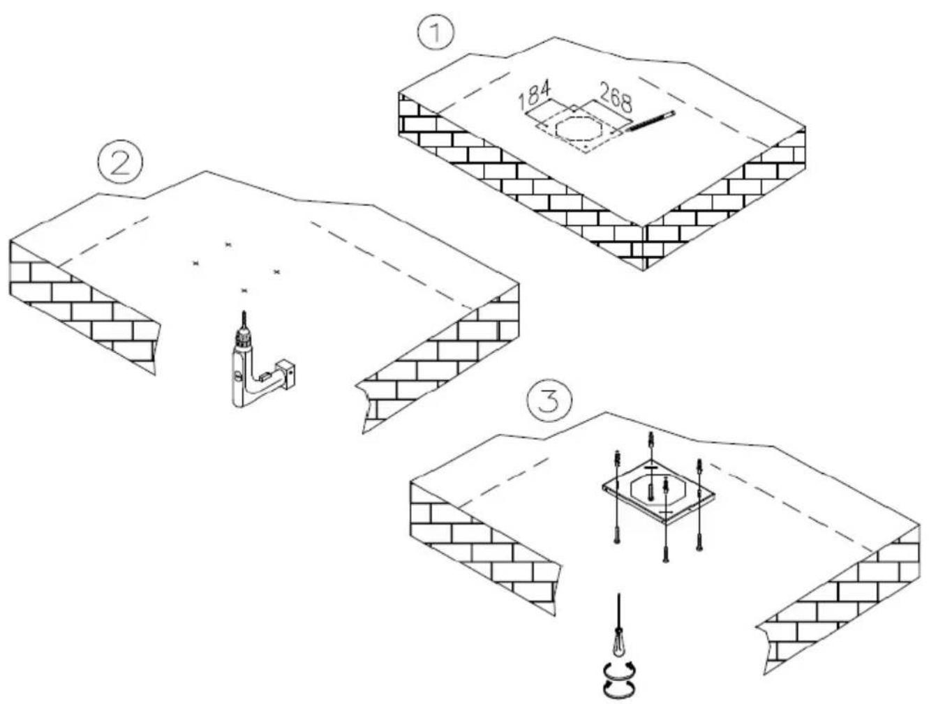 Fulgor Milano FQH 900 X - INSTRUCTIONS POUR L'UTILISATION, L'ENTRETIEN ET L'INSTALLATION DE LA HOTTE. - 53