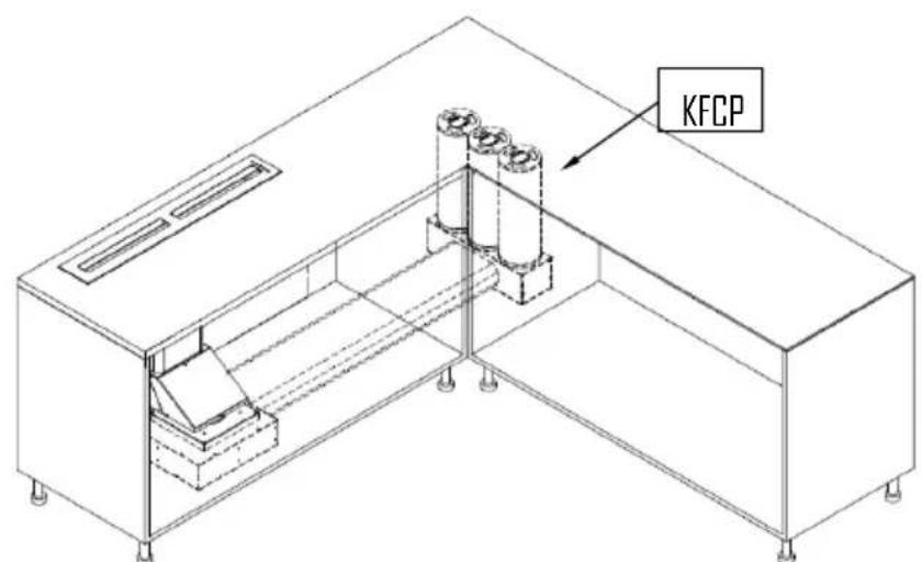 Fulgor Milano FPH 10014 TC BK - Filtri carbone OPTIONAL (KFCP, KFCPC e KFCPZ) - 4