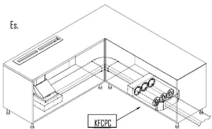 Fulgor Milano FPH 10014 TC BK - Filtres au carbone optionnel (KFCP, KFCPC et KFCPZ) - 2