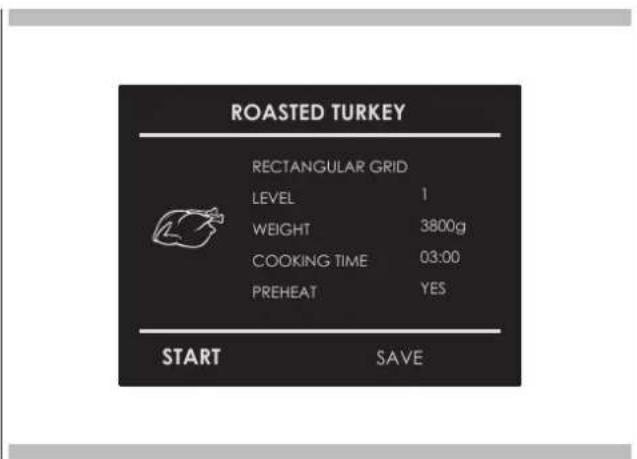 Fulgor Milano FCMO 4507 TM BK - Select an already-set recipe: - 1