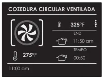 Fulgor Milano FCMO 4507 TM BK - Para definir um modo temporizzato - 1