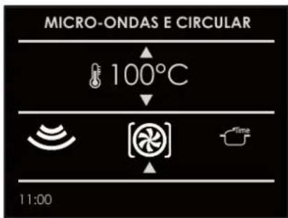 Fulgor Milano FCMO 4507 TM BK - Funcao microondas ^+ anel - 2