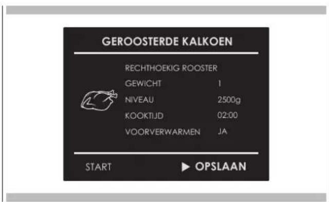 Fulgor Milano FCMO 4507 TM BK - Een gespersonaliseerd recept opslaan: - 3
