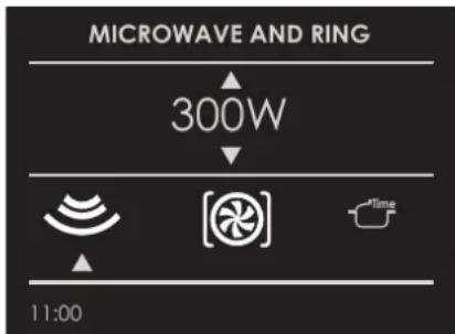 Fulgor Milano FCMO 4507 TM BK - Microwave + Ring Function - 3