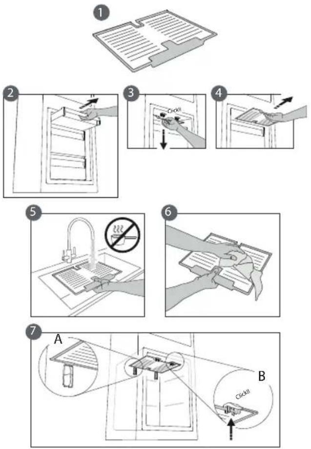 Fulgor Milano FBC 362 NF ED - PROCEDURA CZYSZCZENIA WYPOSAŻENIA STOP FROST - 1