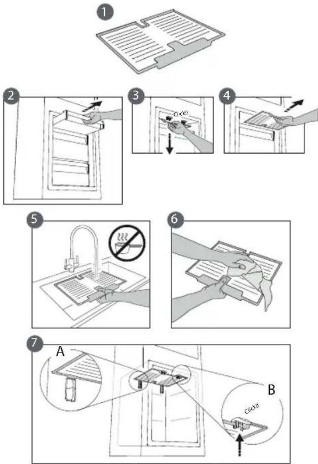 Fulgor Milano FBC 362 NF ED - PROCEDURA DI PULIZIA DELL'ACCESSORIO STOP FROST - 1