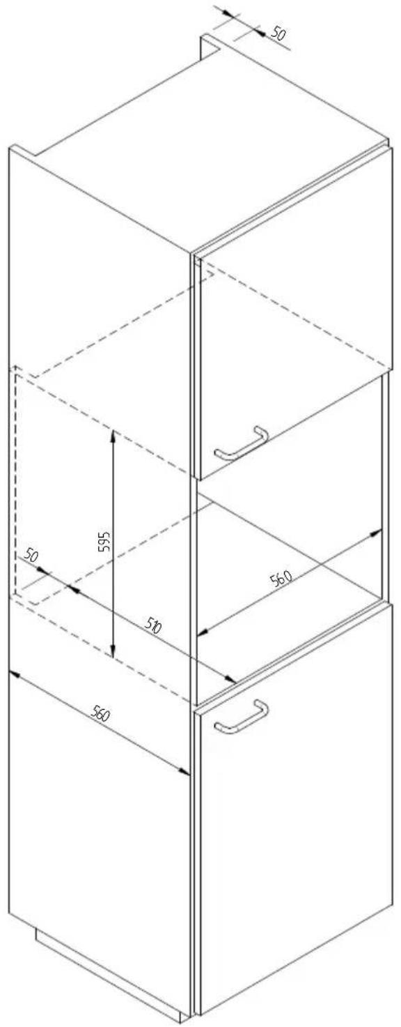 Fulgor Milano LWD 15 WH - AVEC UN FOUR PAR 480 - 1