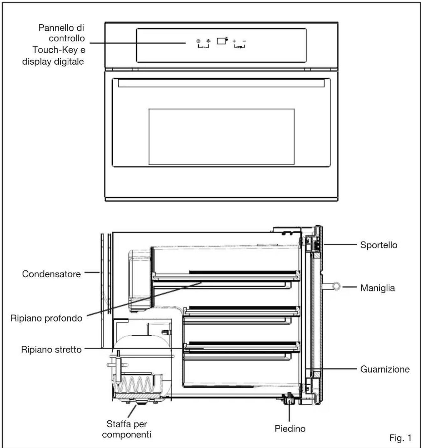 Fulgor Milano FWC 4522 TC ME - SERIE INCASSO A COLONNA (Incasso in un mobile della cucina) - 1