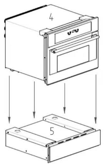 Fulgor Milano FWC 4522 TC ME - SERIE INCASSO A COLONNA (Incasso in un mobile della cucina) - 9