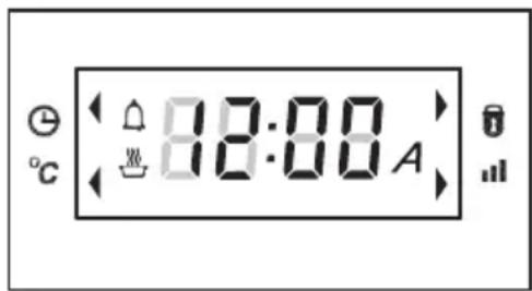 Fulgor Milano FQO 6010 P MT X - Configuração da hora do dia - 1