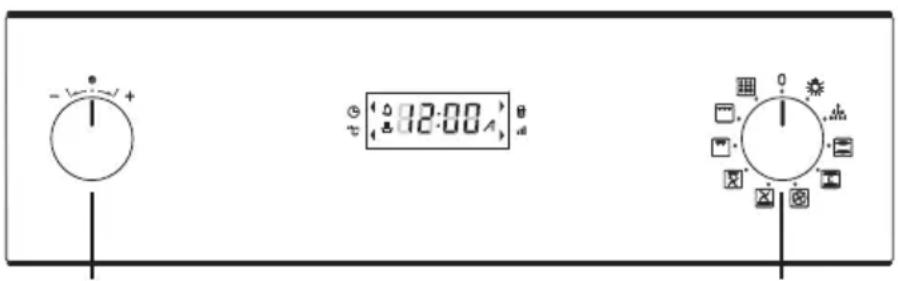Fulgor Milano FQO 6010 P MT X - Control panel description ("EXTRA SMALL") - 1