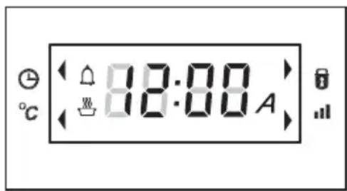 Fulgor Milano FQO 6010 P MT X - Einstellung der Uhr - 1
