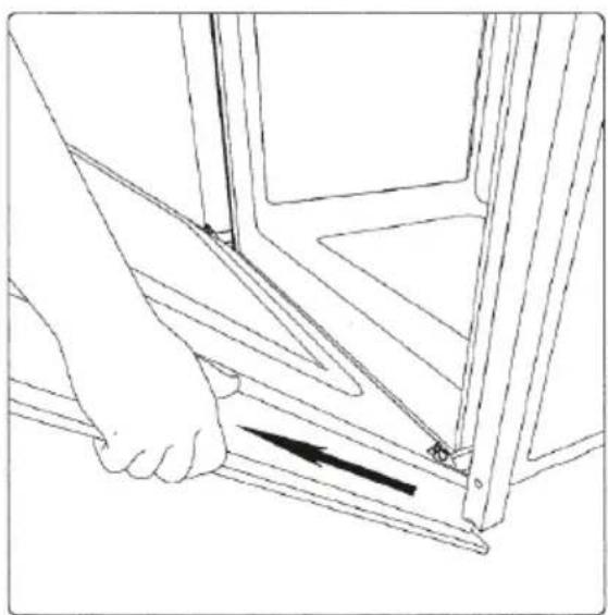 Fulgor Milano FQO 6010 P MT X - Removing the oven door - 1