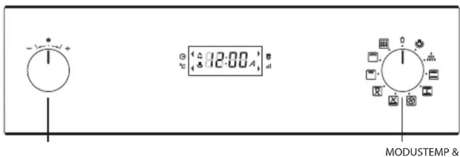 Fulgor Milano FQO 6010 P MT X - Beschreibung der Kontrollafel ("EXTRA SMALL") - 1