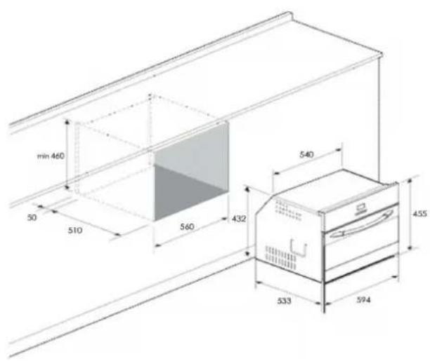 Fulgor Milano FQMO 4505 MT X - Incasso delorno - 2