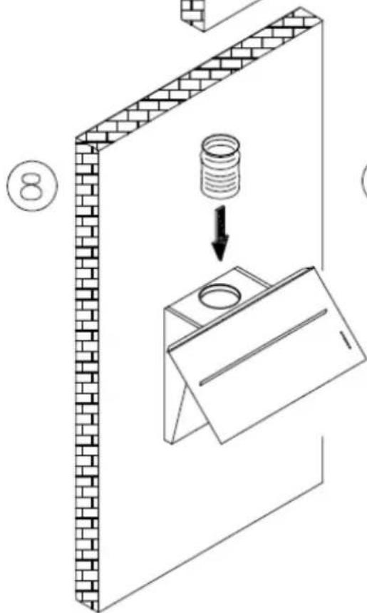 Fulgor Milano FQHI 1200 X - BEDIENUNGS-, WARTUNGS- UND INSTALLATIONSHANDBUCH ABZUGSHAUBE - 28